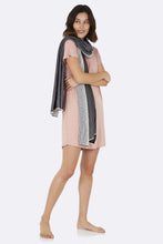 Load image into Gallery viewer, Boody Cosy Knit Organic Bamboo Wrap (Storm) (Dusty Pink)
