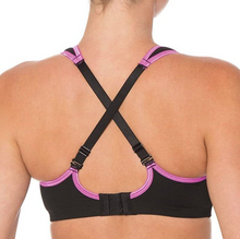 Load image into Gallery viewer, Triumph Triaction Sports Bra (Black/Silver) (Black/Purple) (Grey/Green)