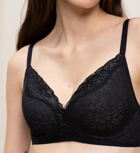 Load image into Gallery viewer, Triumph Fit Smart P01 EX Non Wired Bra (Black) (Nude)