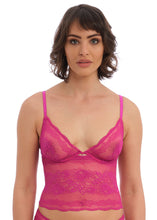 Load image into Gallery viewer, Wacoal Ravissant Bralette (Black, Delicacy, Orchid flower)