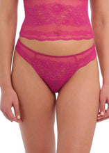 Load image into Gallery viewer, Wacoal Ravissant Tanga (Black, Delicacy, Orchid flower)