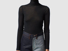 Load image into Gallery viewer, Zenza Merino Roll Neck Top NZ Made (Black) (Winter) (Navy) (Merlot)