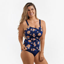 Load image into Gallery viewer, Funkita Ladies Scoop Neck Tankini (Black) (Navy) (Rose Water)(Top Soaring )
