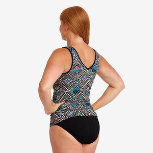 Funkita Form  Ladies Zip Front Tankinis Chlorine Resistant