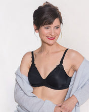 Load image into Gallery viewer, ABC  105 Petite T Shirt Bra - Mastectomy - Black
