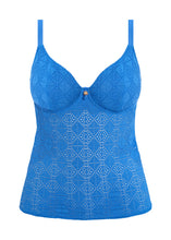 Load image into Gallery viewer, Feya Nomad Nights Plunge Tankini Top (Atlantic Blue)

