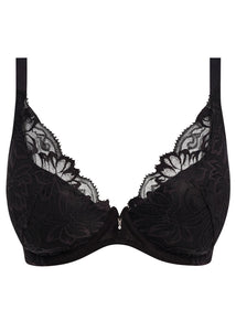 Wacoal Abellia Uw Plunge Lace Bra (Black)