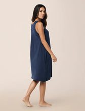 Load image into Gallery viewer, Papinelle Kate Modal Soft Pleat Front Nightie (Navy)
