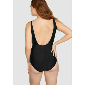 Naturana One-Piece Control Swimsuit (Navy) (Black)