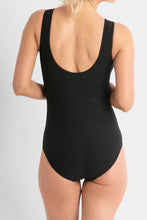 Load image into Gallery viewer, Poolproof Barbados One Piece Mastectomy Friendly Swimsuit - Chlorine Resistant (Black)
