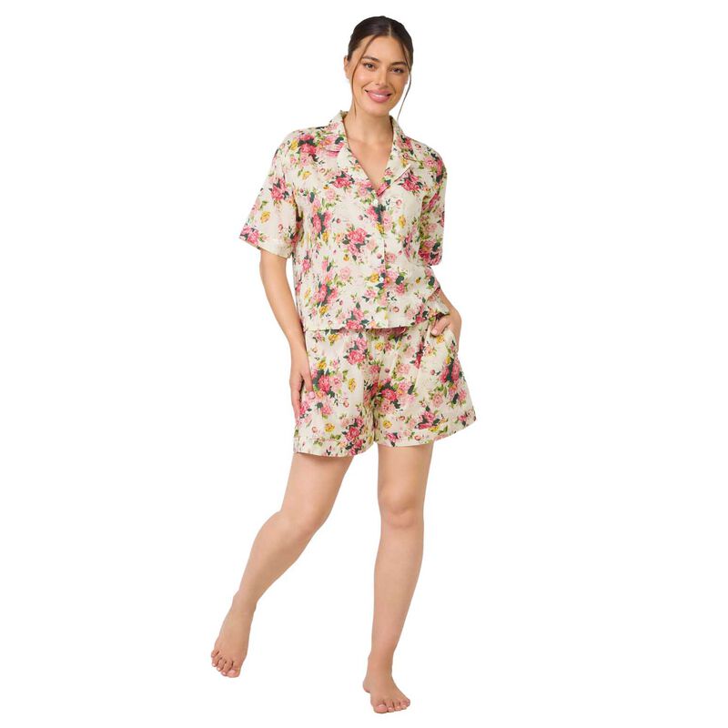 Arabella MD 732F3 100% Cotton Short Pyjama Set (Multi Floral)