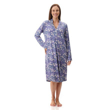 Load image into Gallery viewer, Givoni 7LG45E -Elaine Sleepshirt With Piping (Dusk)
