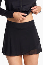 Load image into Gallery viewer, Jantzen Cosmopolitan Layered Swim Skirt -(Black)
