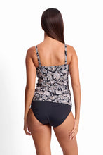 Load image into Gallery viewer, Sunseeker Priya Twist Front Tankini Top - Black
