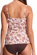 Load image into Gallery viewer, Sunseeker Priya Twist Front Tankini Top - Coco
