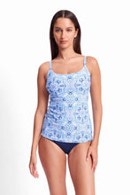 Load image into Gallery viewer, Sunseeker Classic Singlet Tankini Top -Blue
