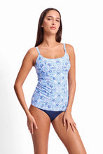 Load image into Gallery viewer, Sunseeker Classic Singlet Tankini Top -Blue
