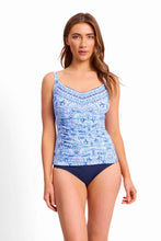 Load image into Gallery viewer, Sunseeker Cowboy DD-E Ruched Underwire Singlet - Blue
