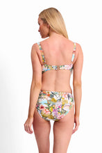 Load image into Gallery viewer, Sunseeker White Lotus Ruched Mid Rise Pant - White
