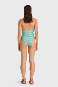 Heaven Harmony One Piece (Multi Green Floral)