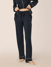 Load image into Gallery viewer, Papinelle Kate Modal Soft Full Length PJ Set (Black)
