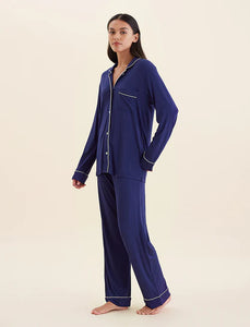 Papinelle Kate Modal Soft Full Length PJ Set (Navy)