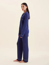 Load image into Gallery viewer, Papinelle Kate Modal Soft Full Length PJ Set (Navy)
