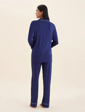 Load image into Gallery viewer, Papinelle Kate Modal Soft Full Length PJ Set (Navy)
