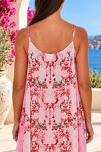 Load image into Gallery viewer, Peacock Feather ON0007 Scoop Maxi Dress (Pink)
