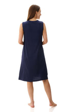 Load image into Gallery viewer, Givoni 6LE70 Sleeveless Short Nightie (Navy)

