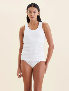 Papinelle Milla Shelf Bra Tank (White)