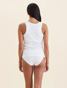 Papinelle Milla Shelf Bra Tank (White)