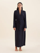 Load image into Gallery viewer, Papinelle Kate Modal Soft Maxi Robe (Black)
