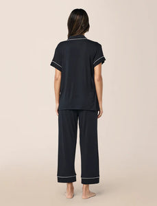 Papinelle Kate Modal Soft Crop PJ (Black)