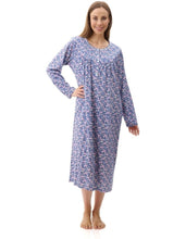 Load image into Gallery viewer, Givoni 5LP32B Becky Mid Length Nightie (Royal Blue)
