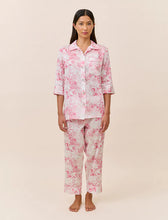 Load image into Gallery viewer, Papinelle Toile De Jouy Crop PJ Set (Pink Lemonade)
