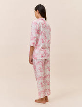 Load image into Gallery viewer, Papinelle Toile De Jouy Crop PJ Set (Pink Lemonade)
