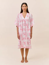 Load image into Gallery viewer, Papinelle Toile De Jouy Kaftan Nightie (Pink Lemonade)
