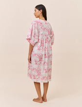 Load image into Gallery viewer, Papinelle Toile De Jouy Kaftan Nightie (Pink Lemonade)

