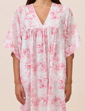 Load image into Gallery viewer, Papinelle Toile De Jouy Kaftan Nightie (Pink Lemonade)
