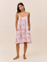 Load image into Gallery viewer, Papinelle Toile De Jouy Strappy Nightie (Pink Lemonade)
