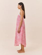 Load image into Gallery viewer, Papinelle Cheri Blossom Lace Front Maxi Nightie (Pink Lemonade)
