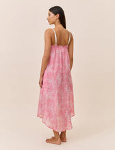 Load image into Gallery viewer, Papinelle Cheri Blossom Lace Front Maxi Nightie (Pink Lemonade)
