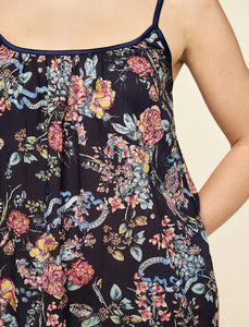 Papinelle Layla Strappy Nightie (Navy)