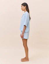 Load image into Gallery viewer, Papinelle Sabrina Stripe Boxer PJ Set (Blue Bell)
