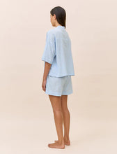 Load image into Gallery viewer, Papinelle Sabrina Stripe Boxer PJ Set (Blue Bell)
