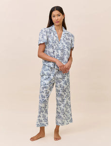 Papinelle Nostalgia Crop Pyjama Pant (White)
