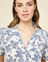 Load image into Gallery viewer, Papinelle Nostalgia Short Sleeve PJ Shirt (White)
