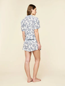 Papinelle Nostalgia Short Sleeve PJ Shirt (White)