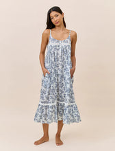 Load image into Gallery viewer, Papinelle Nostalgia Strappy Lace Trim Nightie (White)
